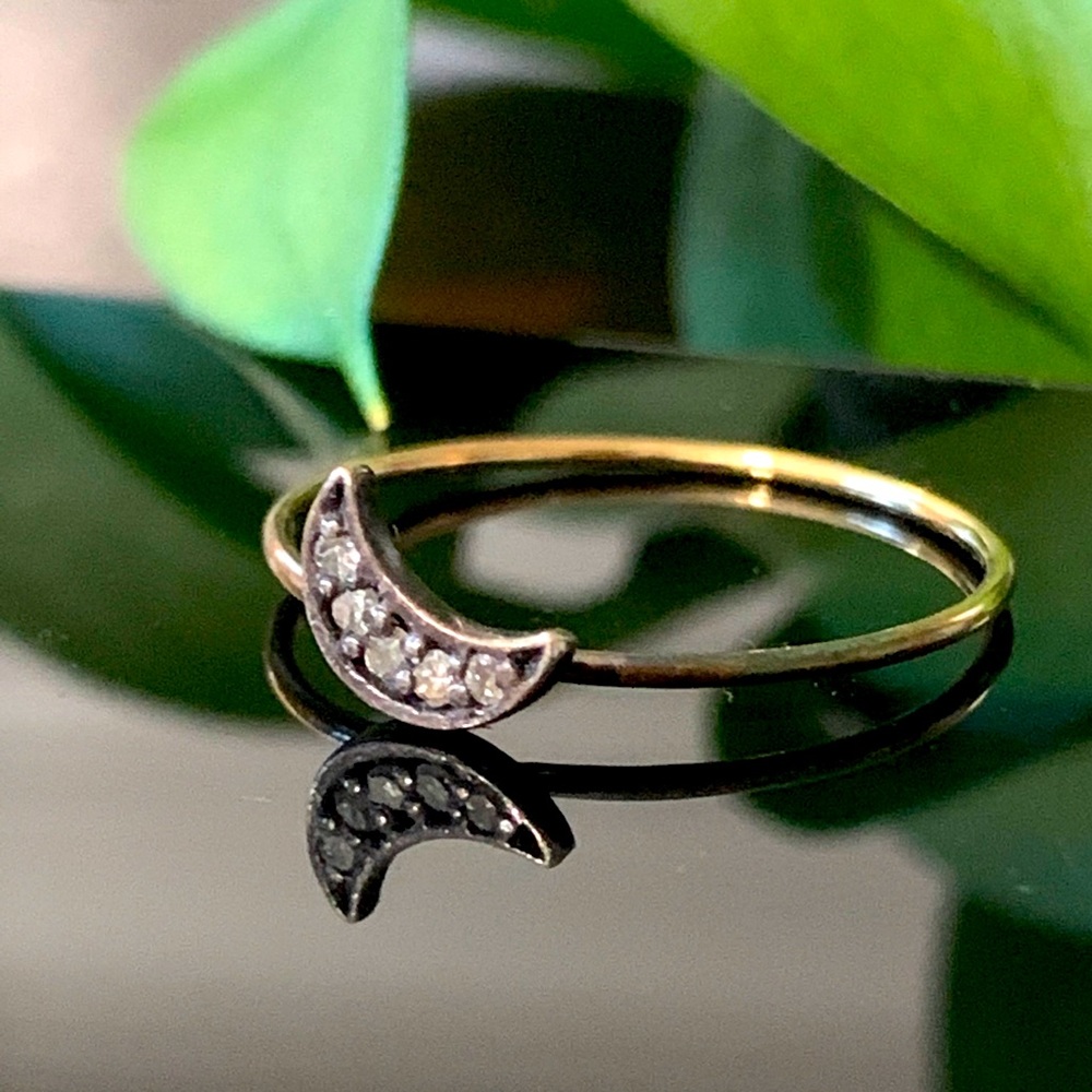 Catbird Jewelry: “Dark Side of The Moon” Ring